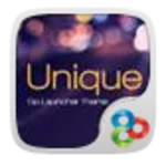 unique go launcher theme android application logo